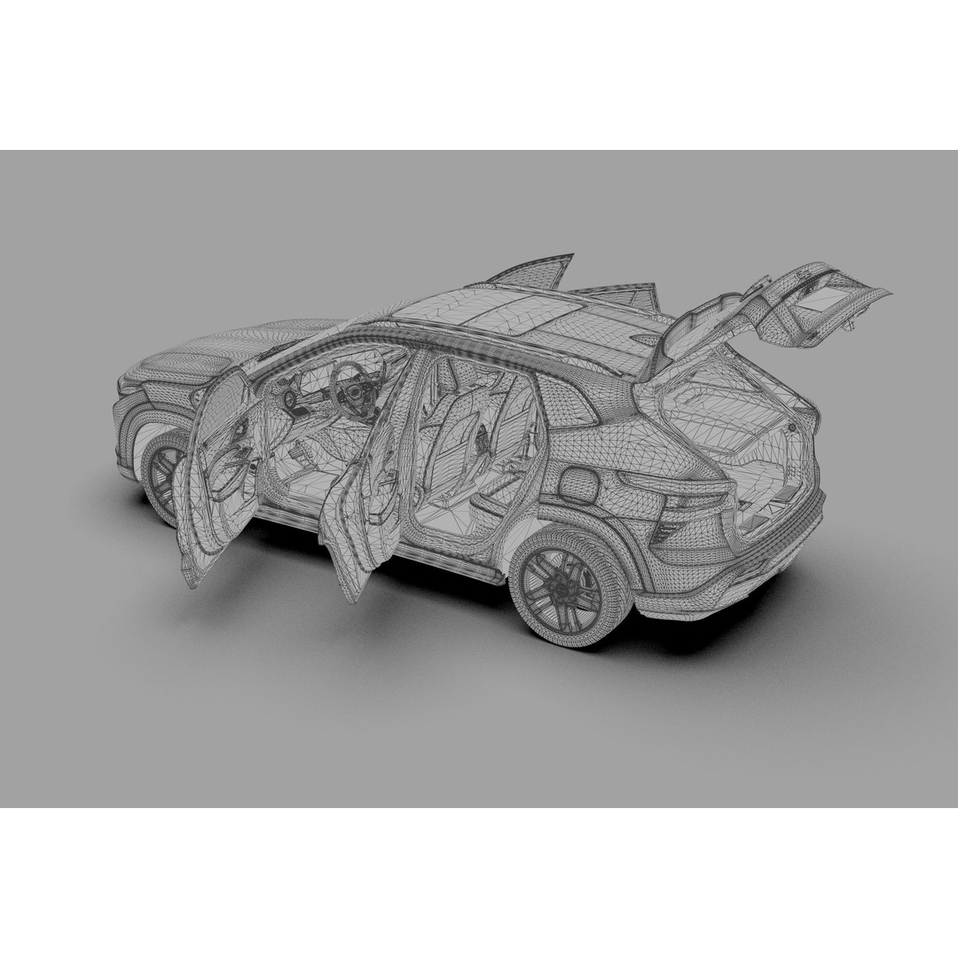 Chevrolet Trax Activ 2023 3D Model – High Poly SUV Asset, FBX & OBJ - View 34