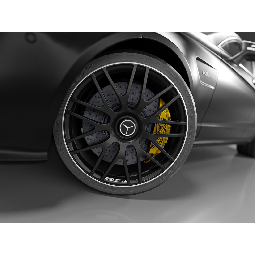 Mercedes Benz CLS 63S AMG 2015 3D Model – High Poly Game Asset, FBX - View 11