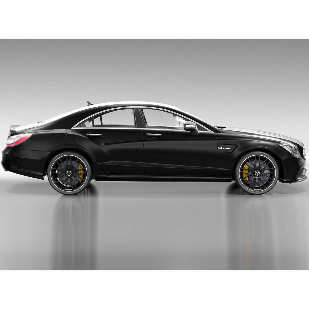 Mercedes Benz CLS 63S AMG 2015 3D Model – High Poly Game Asset, FBX - View 15