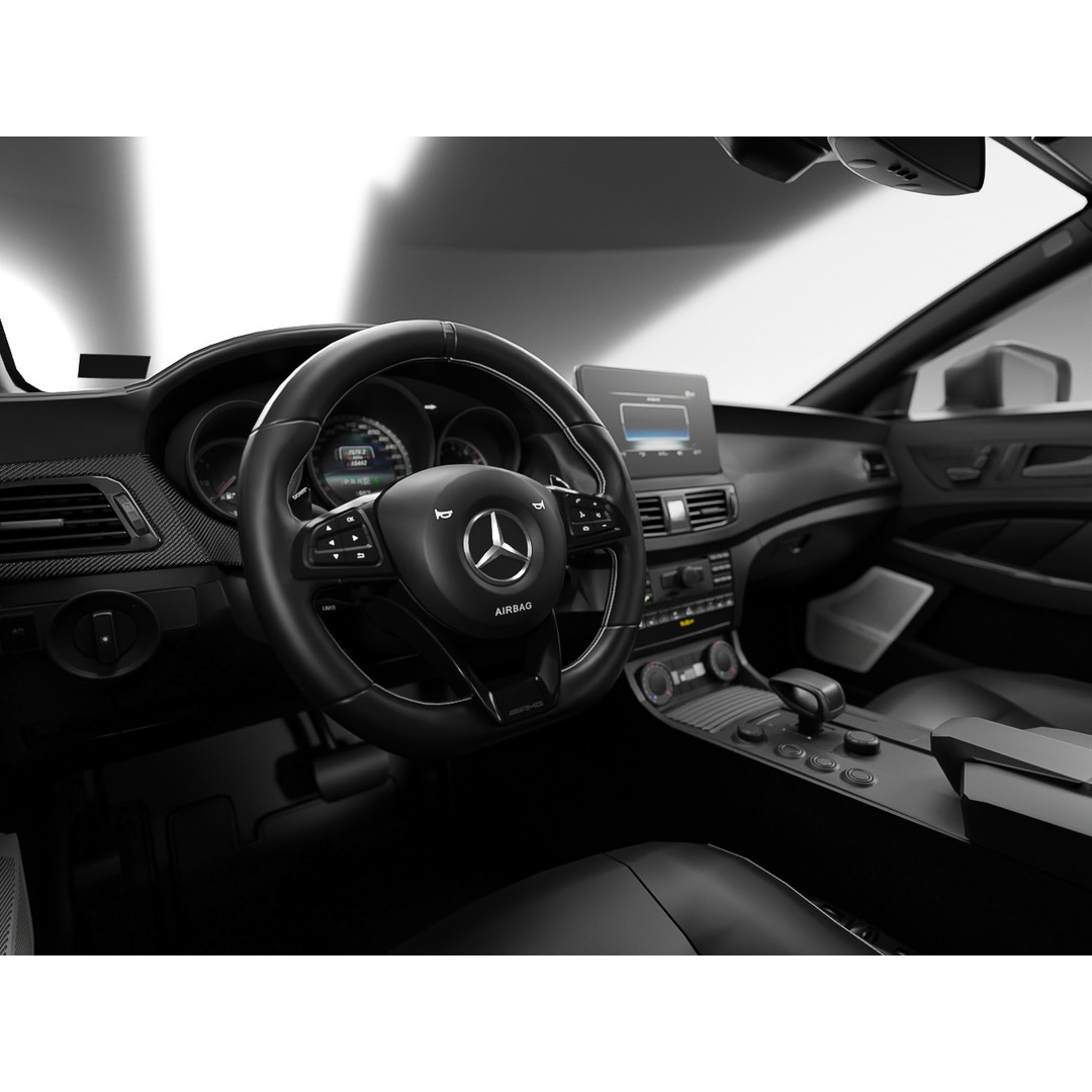 Mercedes Benz CLS 63S AMG 2015 3D Model – High Poly Game Asset, FBX - View 19