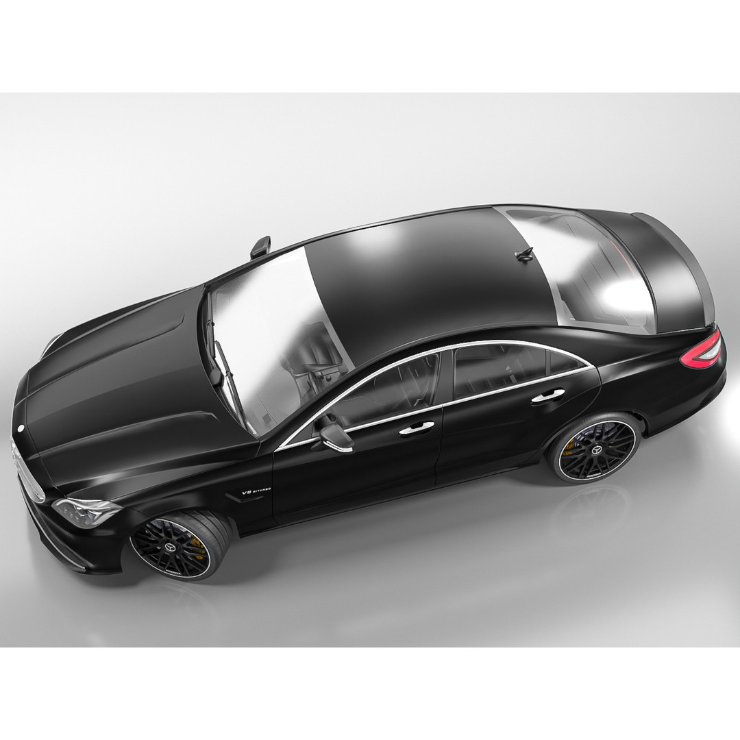 Mercedes Benz CLS 63S AMG 2015 3D Model – High Poly Game Asset, FBX - View 7