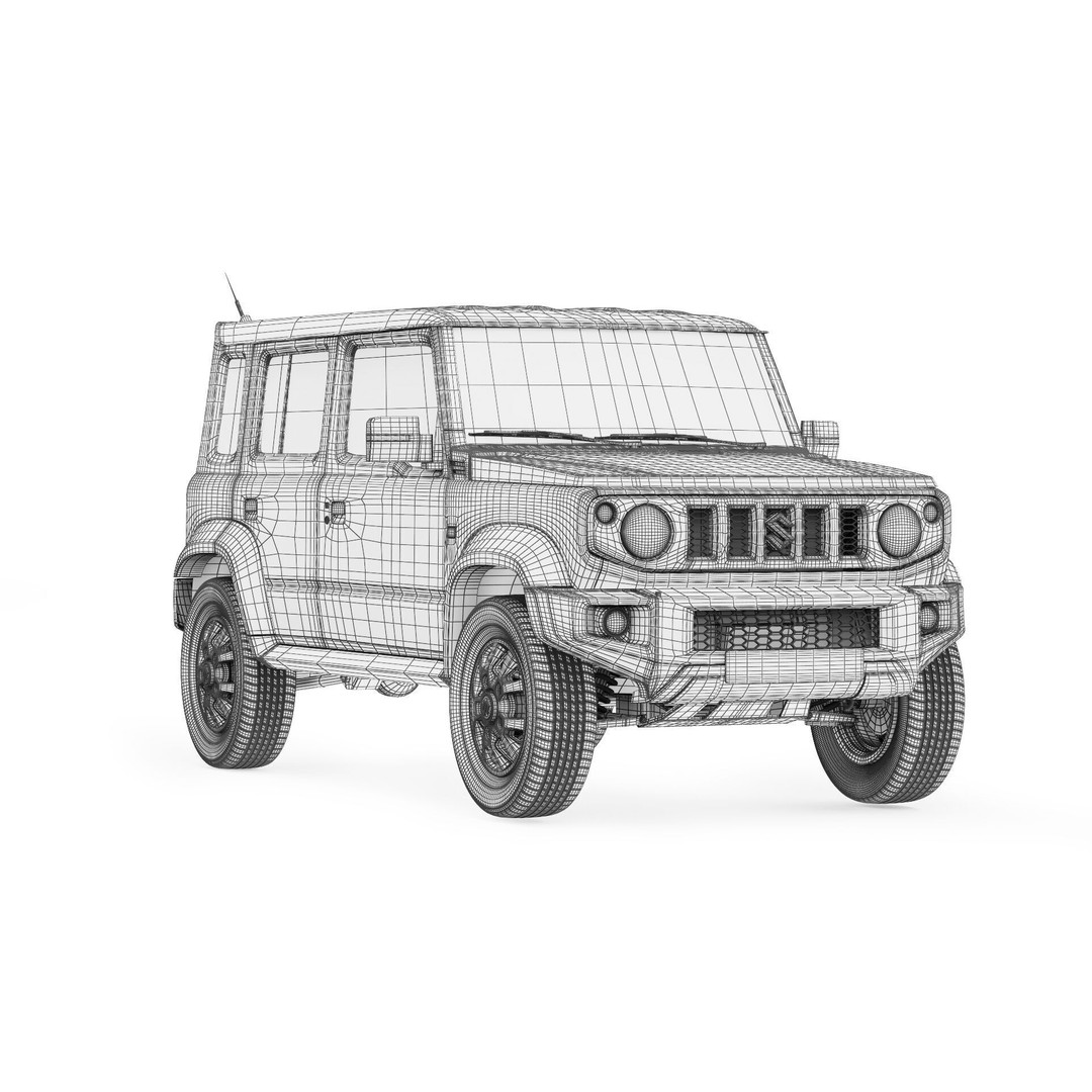 Suzuki Jimny 3D Model – High Poly SUV with PBR Textures, FBX - View 13
