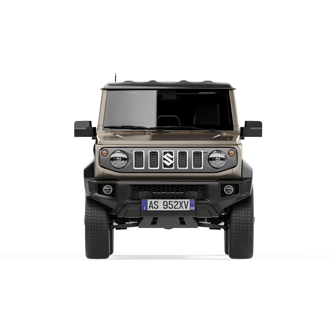 Suzuki Jimny 3D Model – High Poly SUV with PBR Textures, FBX - View 3