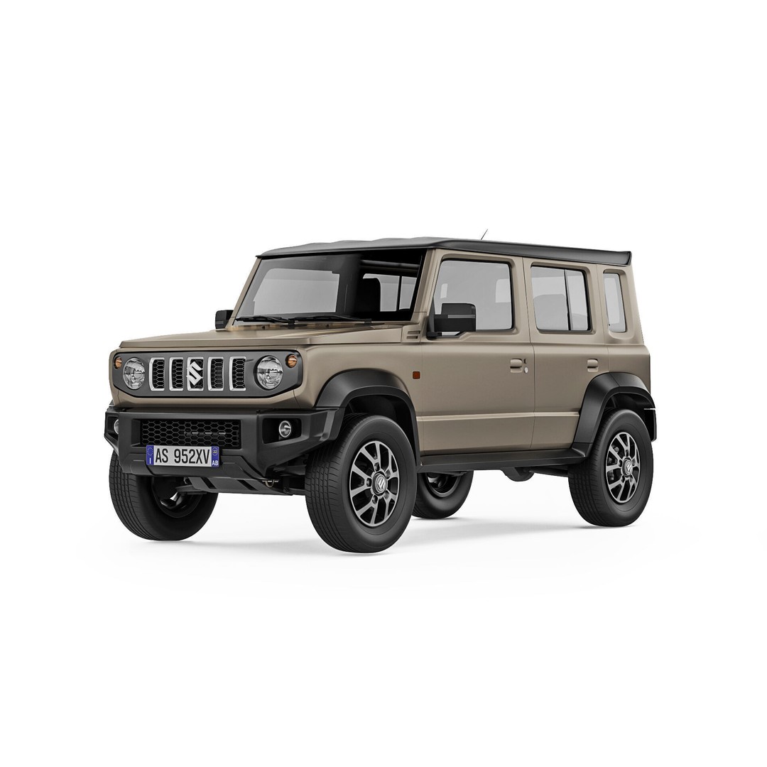Suzuki Jimny 3D Model – High Poly SUV with PBR Textures, FBX - View 4