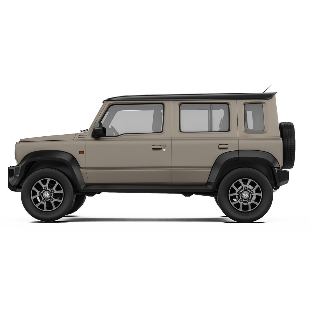 Suzuki Jimny 3D Model – High Poly SUV with PBR Textures, FBX - View 6