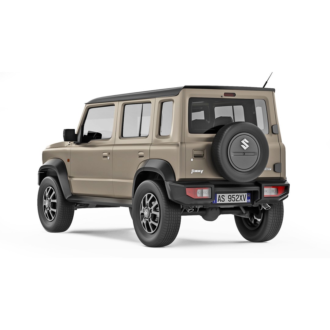 Suzuki Jimny 3D Model – High Poly SUV with PBR Textures, FBX - View 7