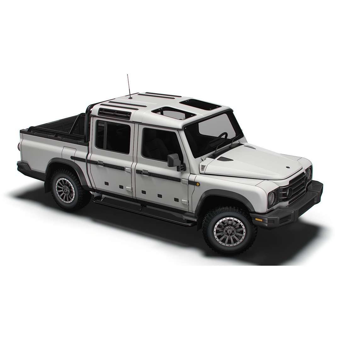 Ineos Grenadier 3D Model – High Poly SUV Asset, FBX, OBJ - View 10