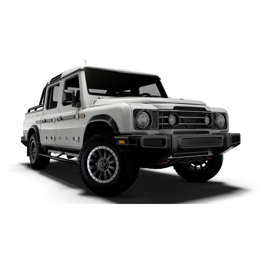 Ineos Grenadier 3D Model – High Poly SUV Asset, FBX, OBJ - View 14