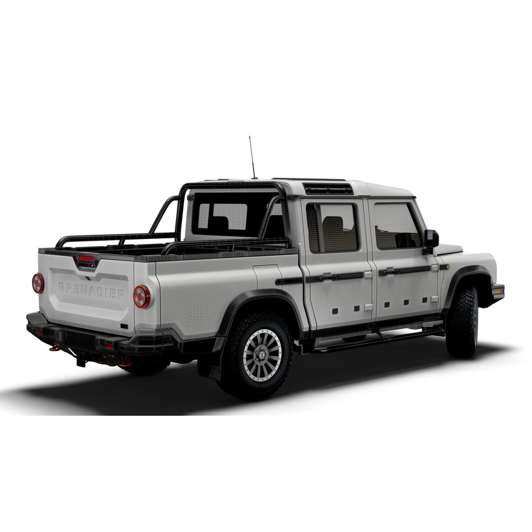 Ineos Grenadier 3D Model – High Poly SUV Asset, FBX, OBJ - View 16