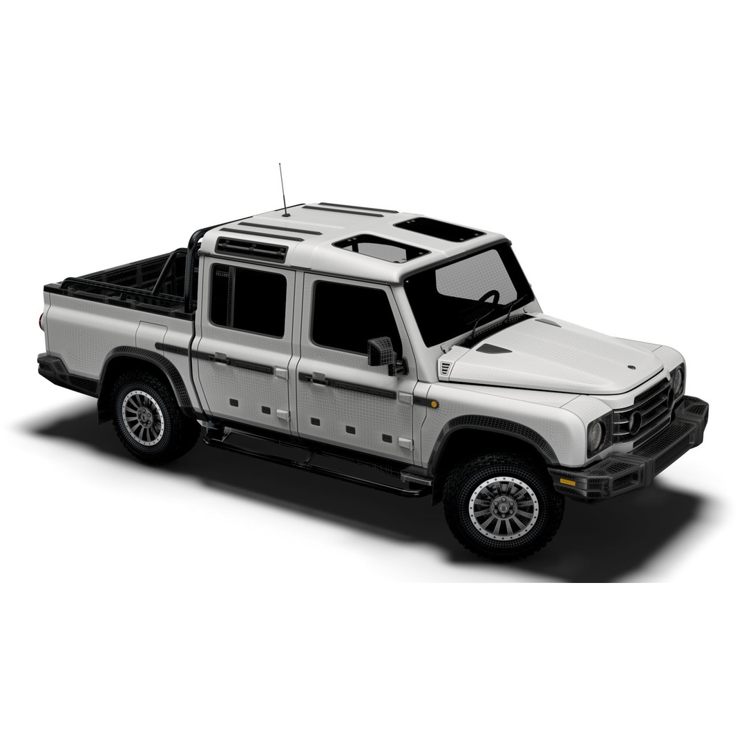 Ineos Grenadier 3D Model – High Poly SUV Asset, FBX, OBJ - View 22