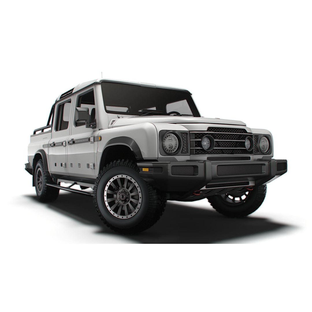 Ineos Grenadier 3D Model – High Poly SUV Asset, FBX, OBJ - View 3
