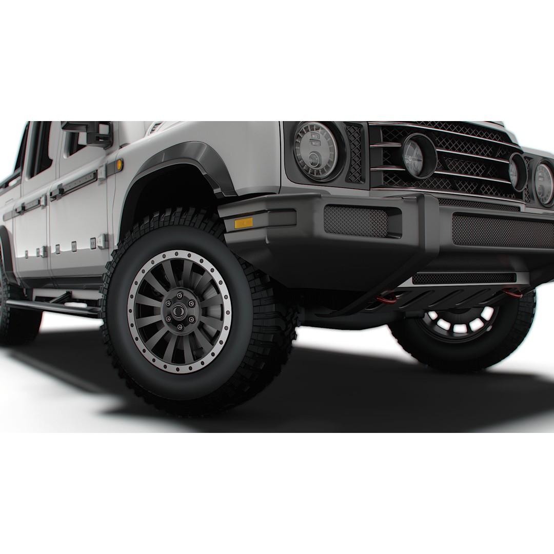 Ineos Grenadier 3D Model – High Poly SUV Asset, FBX, OBJ - View 7