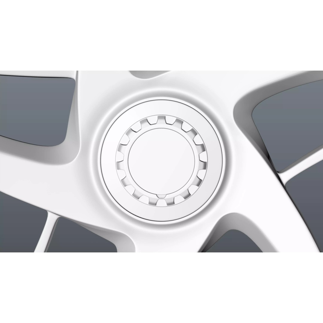 Forged Wheel P01 3D Model – Low Poly Vehicle Part, FBX/OBJ/Blender - View 21