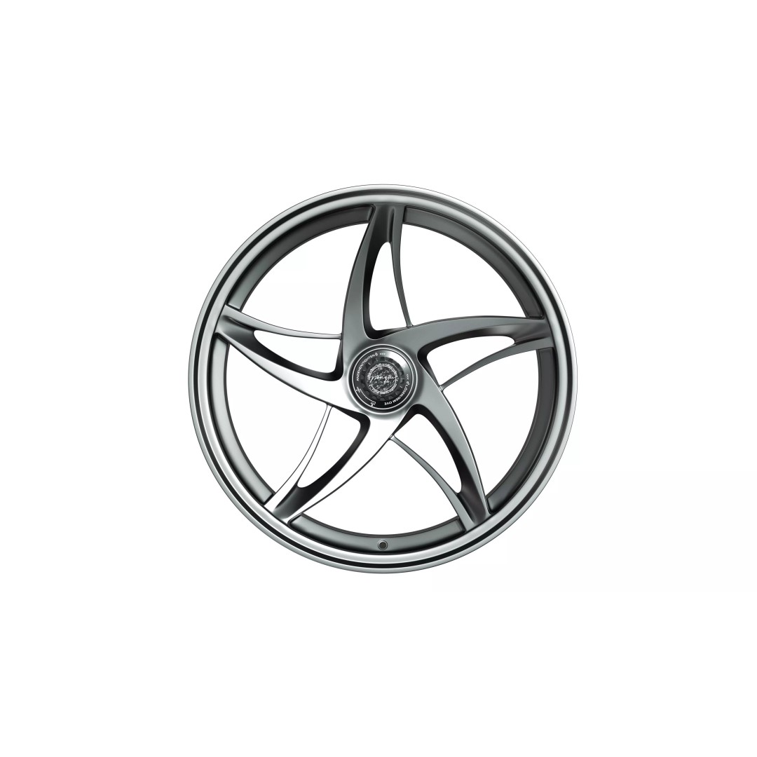 Forged Wheel P01 3D Model – Low Poly Vehicle Part, FBX/OBJ/Blender - View 4