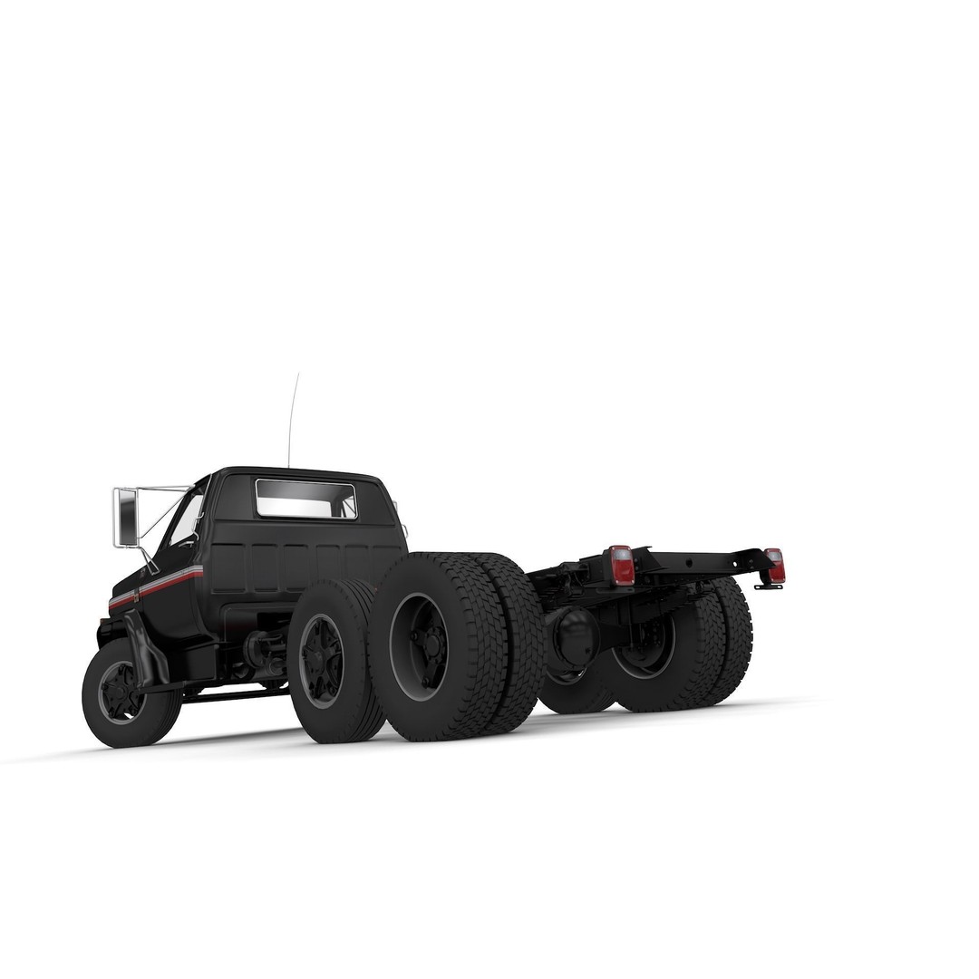 Chevy C70 Truck Omaha Standard 1981 3D Model – High Poly PBR Game Asset, FBX - View 10
