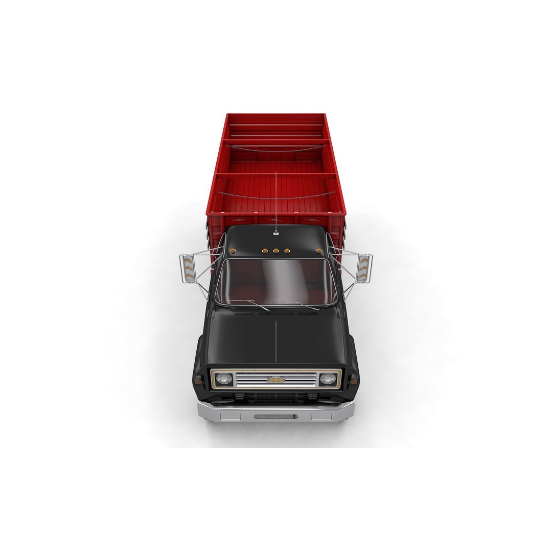 Chevy C70 Truck Omaha Standard 1981 3D Model – High Poly PBR Game Asset, FBX - View 17