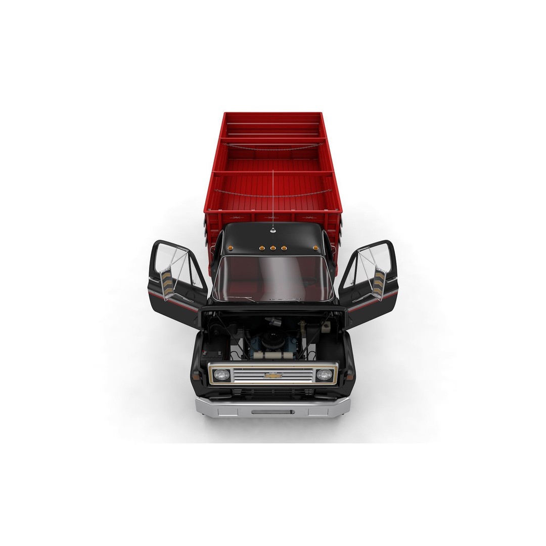 Chevy C70 Truck Omaha Standard 1981 3D Model – High Poly PBR Game Asset, FBX - View 20