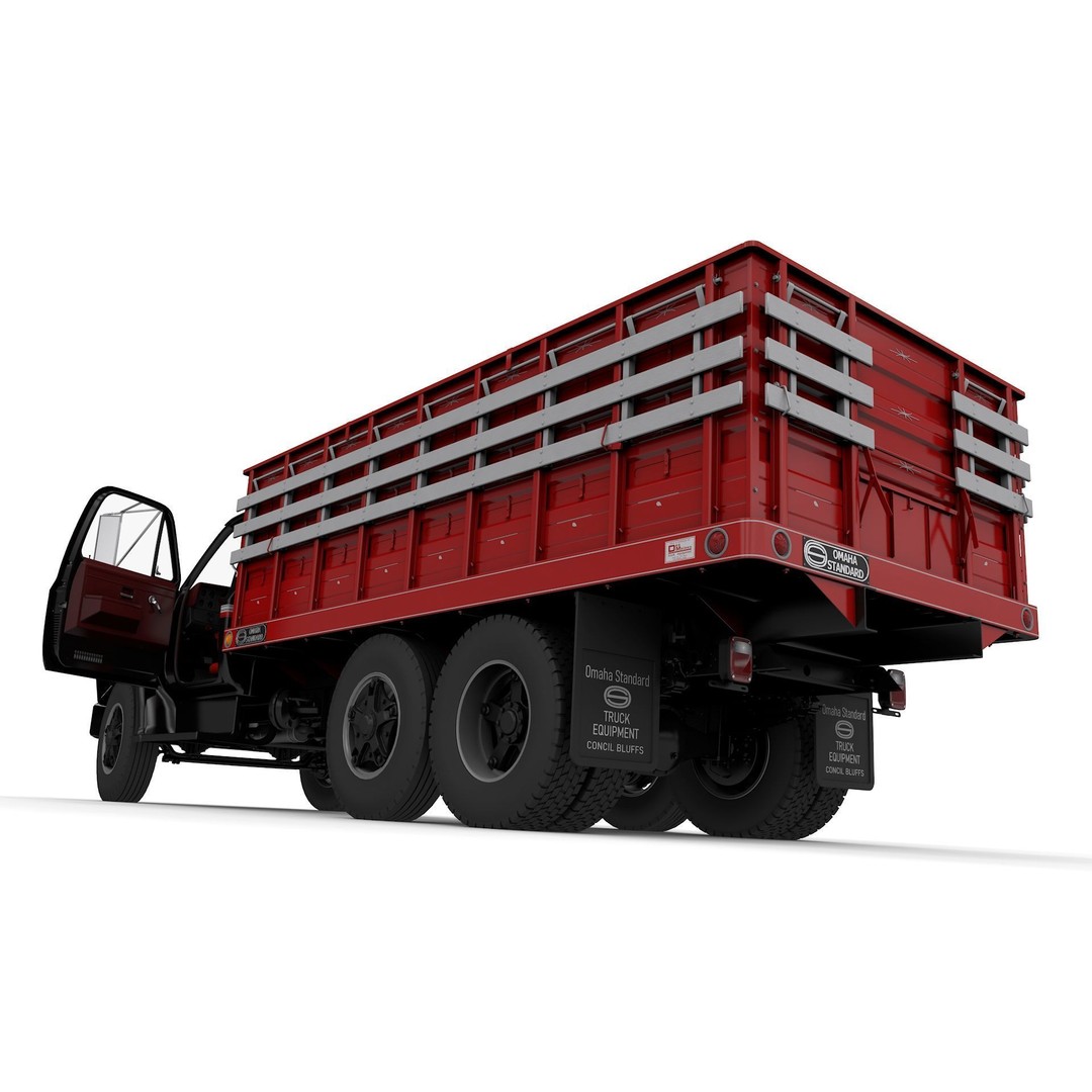 Chevy C70 Truck Omaha Standard 1981 3D Model – High Poly PBR Game Asset, FBX - View 5