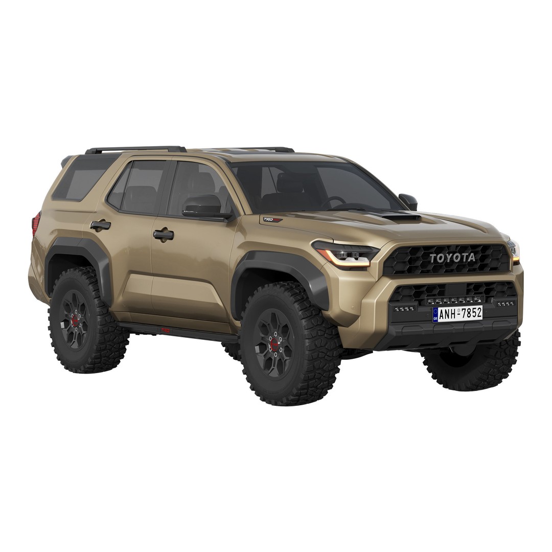 Toyota 4Runner TRDpro 2025 3D Model – High Poly PBR Asset, FBX - View 3