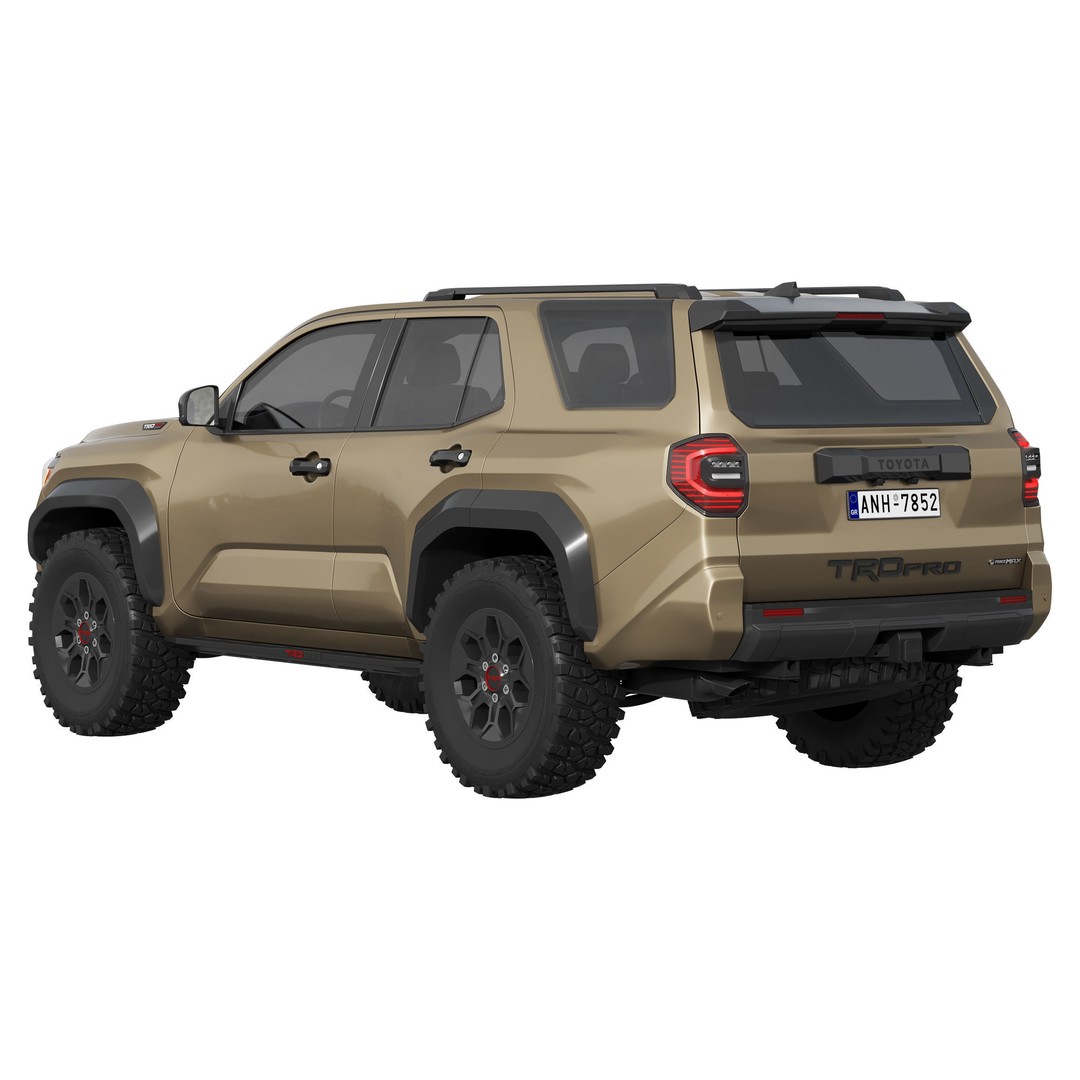 Toyota 4Runner TRDpro 2025 3D Model – High Poly PBR Asset, FBX - View 4