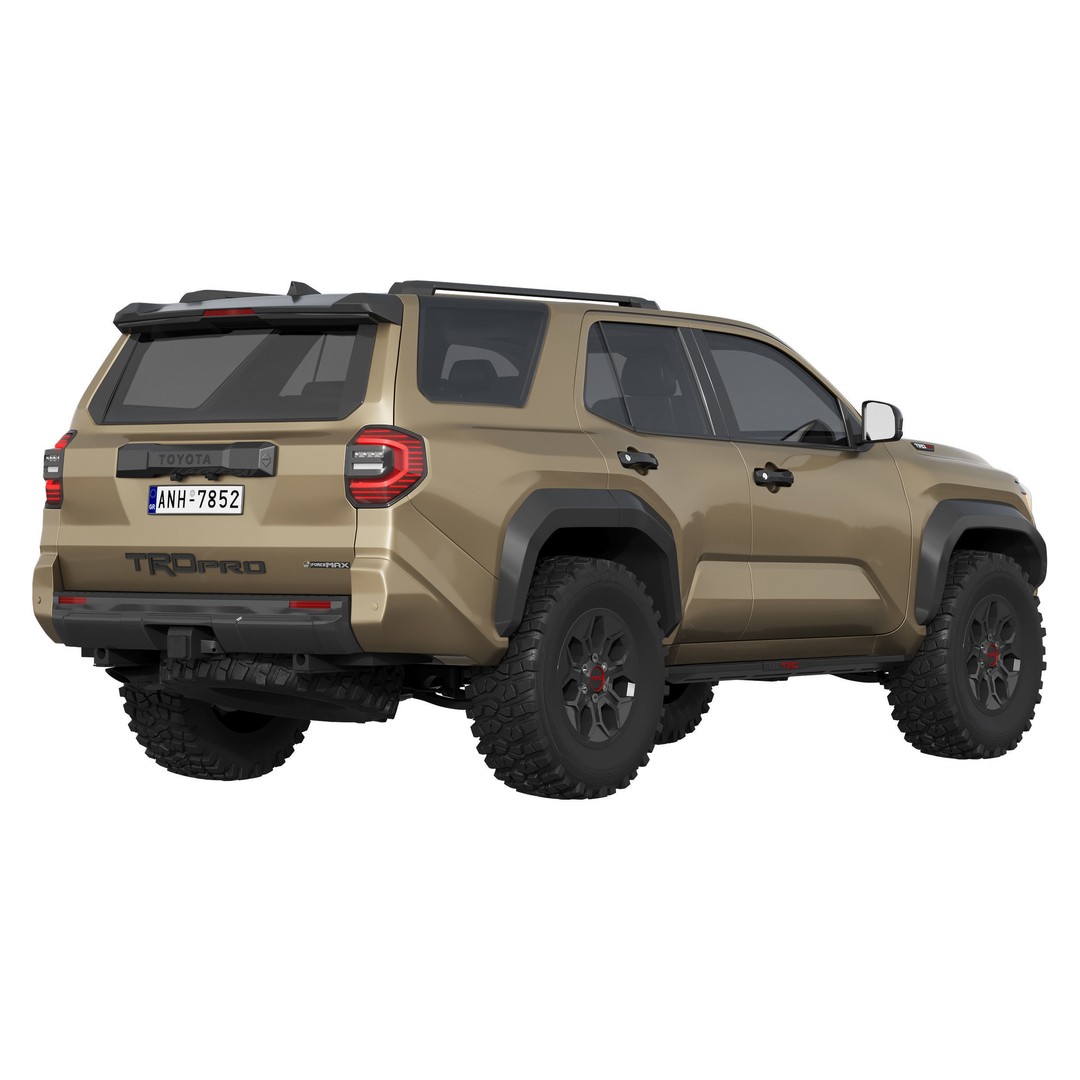 Toyota 4Runner TRDpro 2025 3D Model – High Poly PBR Asset, FBX - View 5