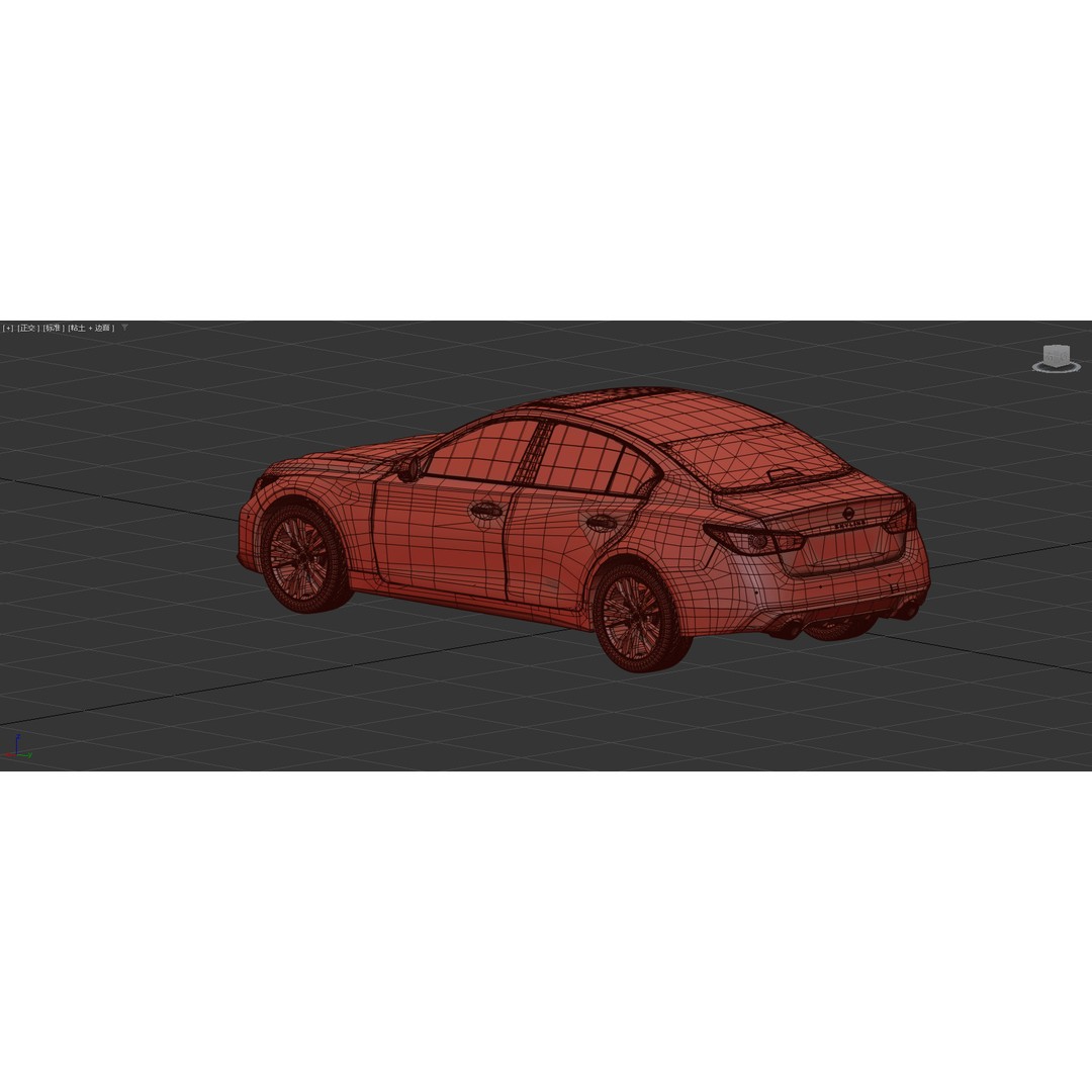 Nissan Skyline RV37 2020 3D Model – High Poly Interior, FBX, Blender