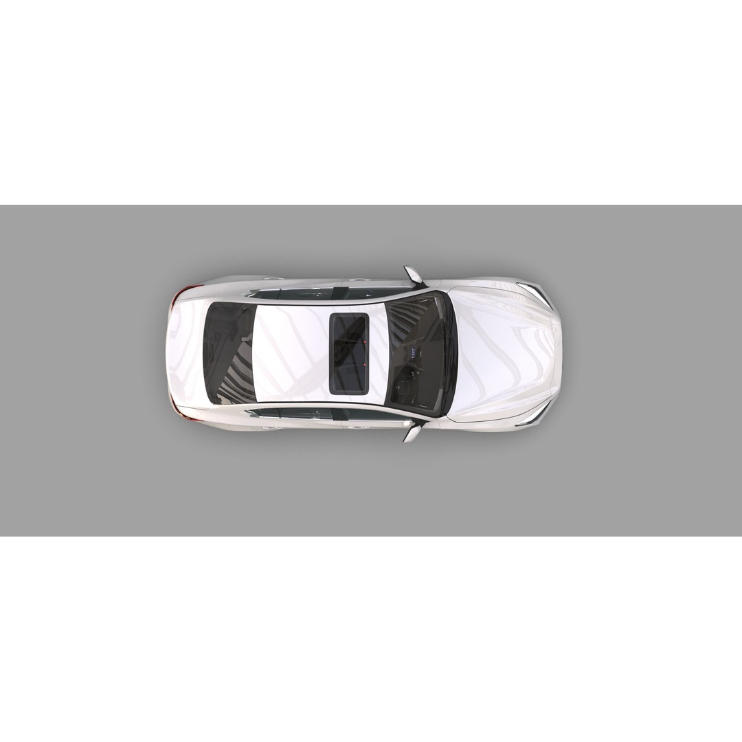 Nissan Skyline RV37 2020 3D Model – High Poly Interior, FBX, Blender - View 10