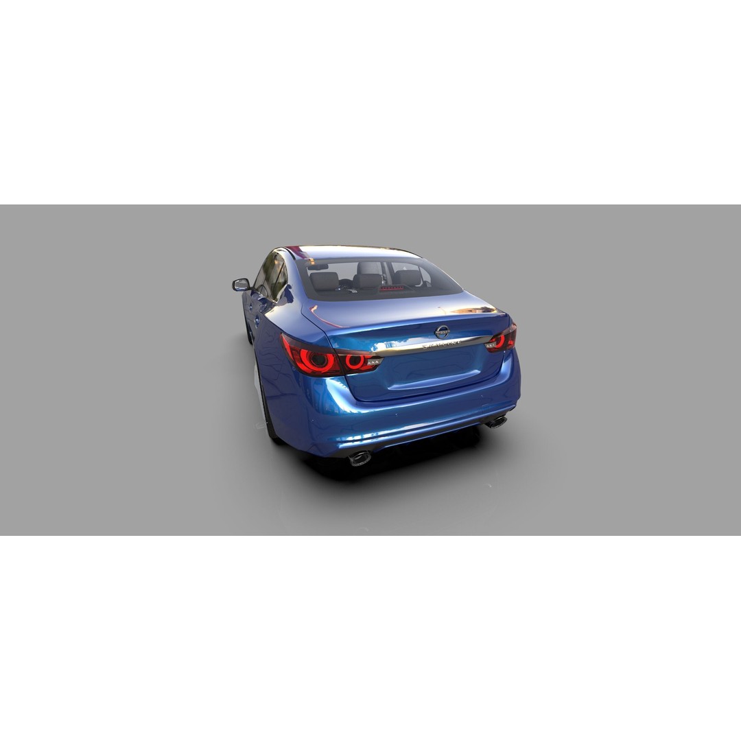 Nissan Skyline RV37 2020 3D Model – High Poly Interior, FBX, Blender - View 24