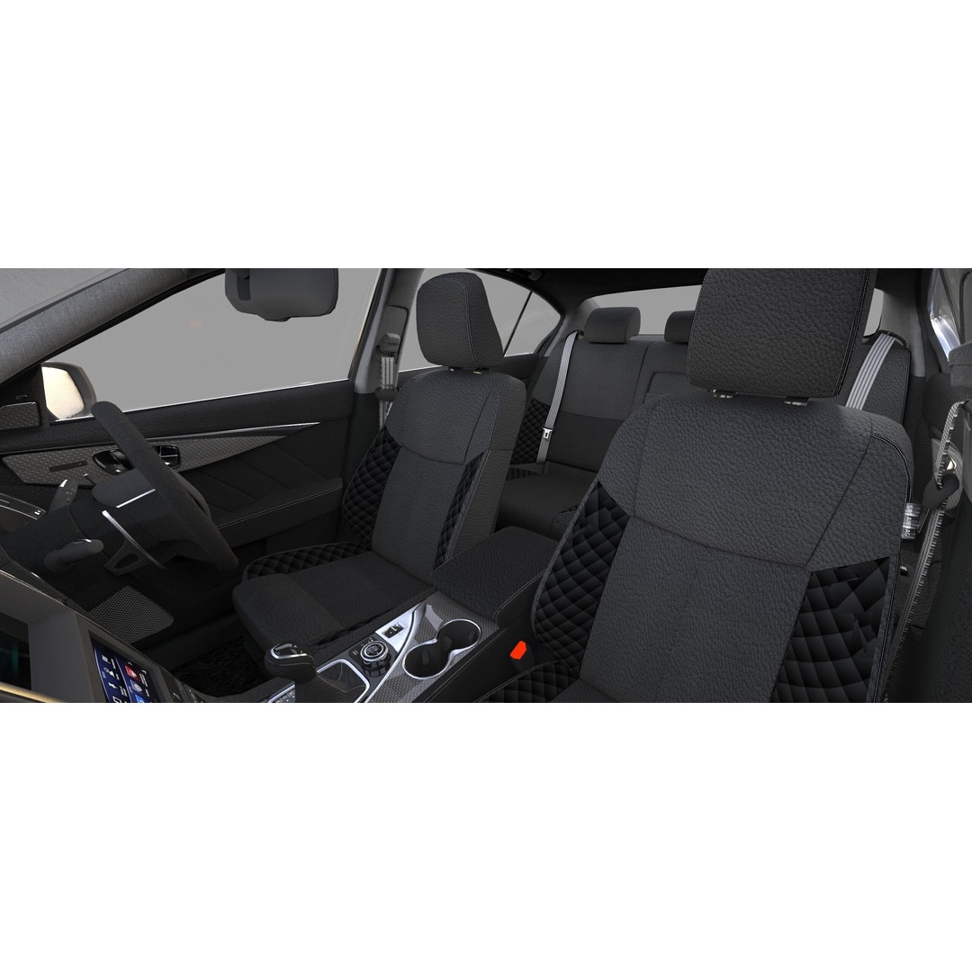 Nissan Skyline RV37 2020 3D Model – High Poly Interior, FBX, Blender - View 34