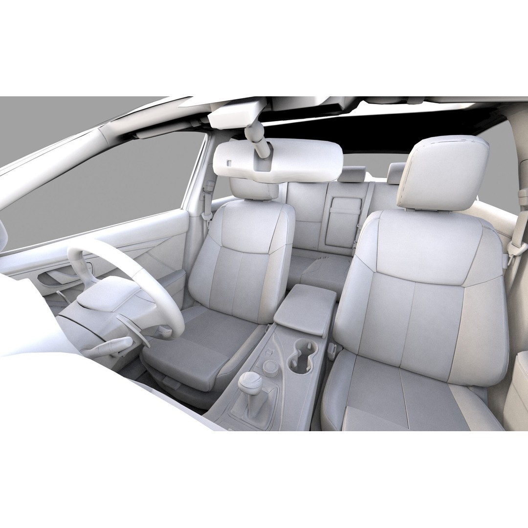 Nissan Skyline RV37 2020 3D Model – High Poly Interior, FBX, Blender - View 49