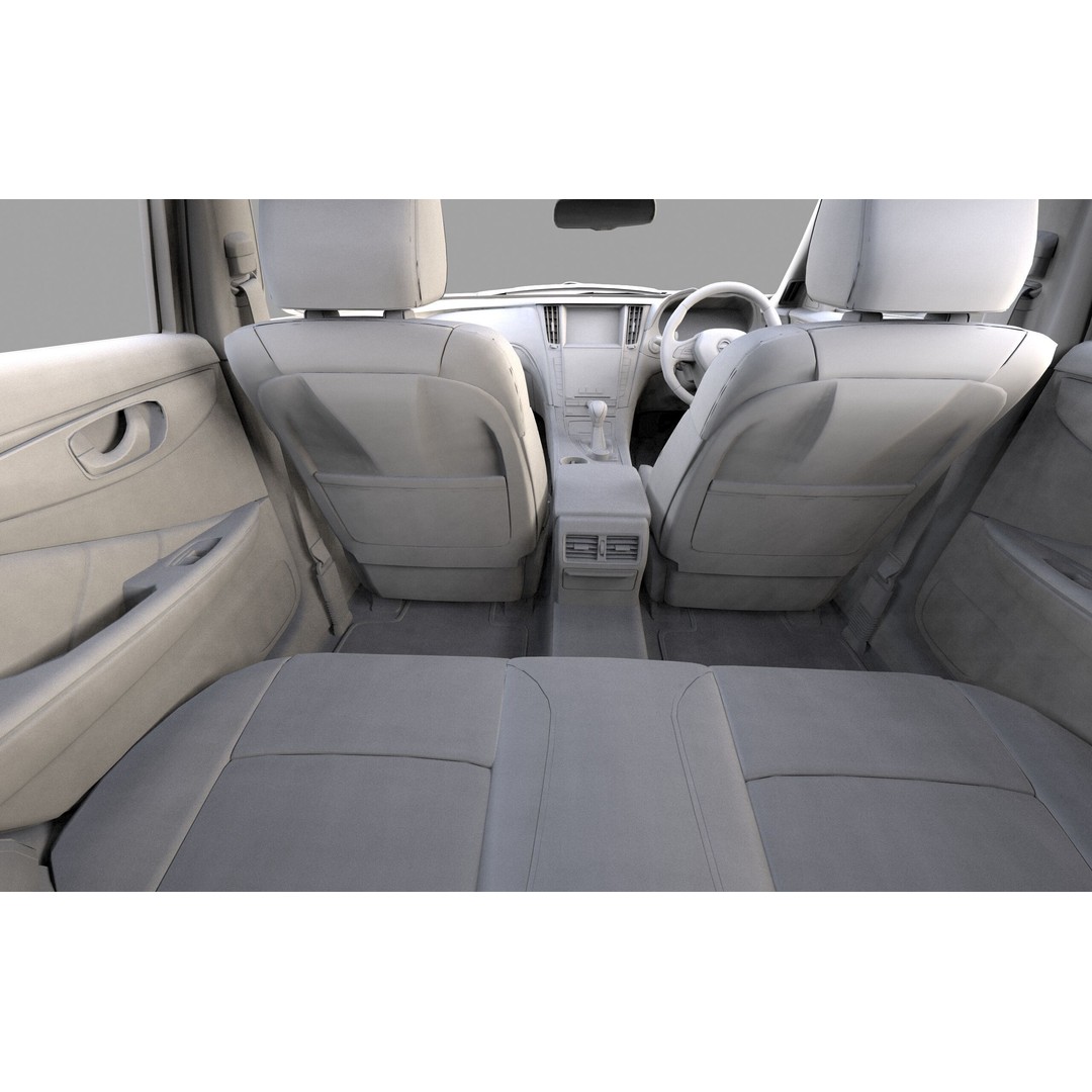 Nissan Skyline RV37 2020 3D Model – High Poly Interior, FBX, Blender - View 50