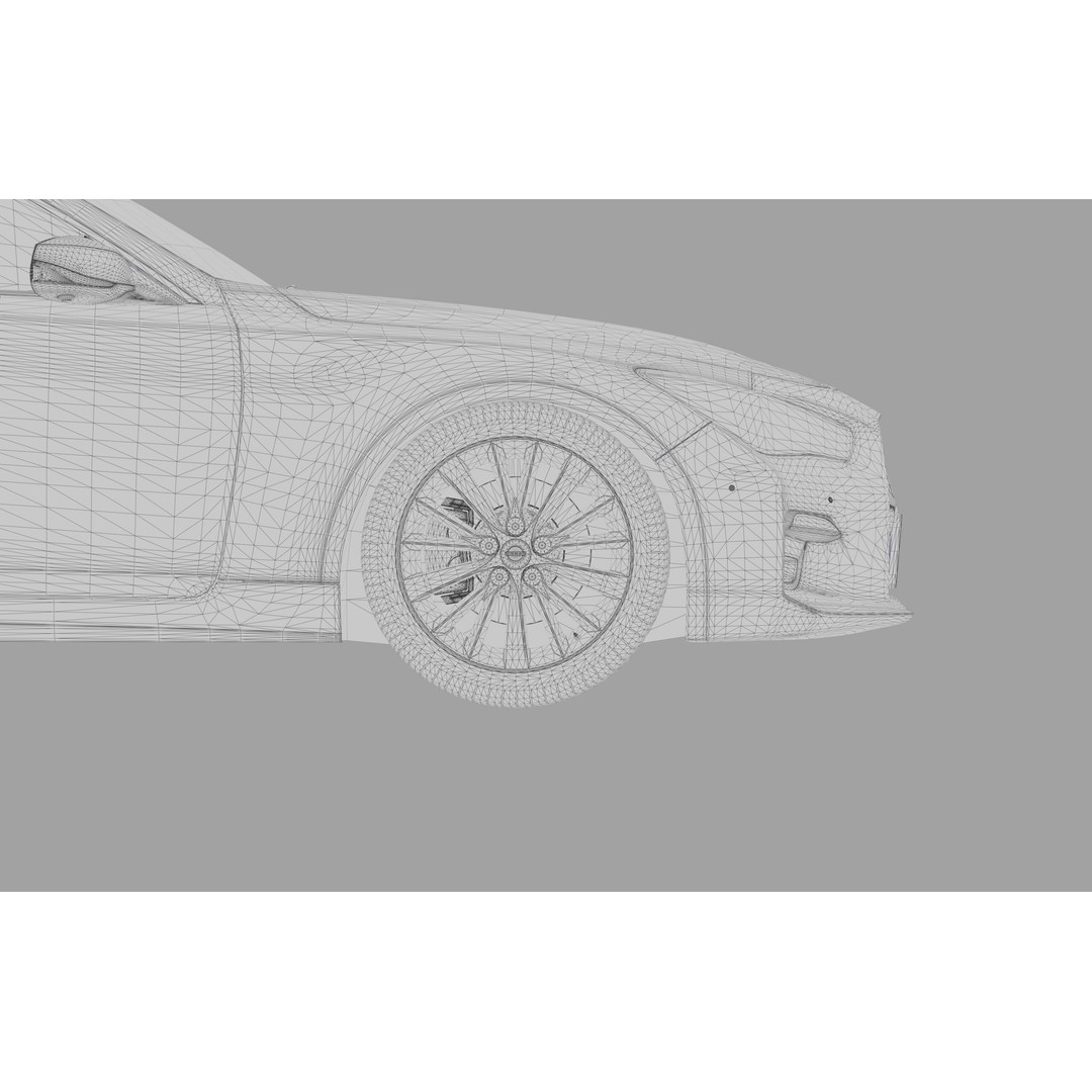 Nissan Skyline RV37 2020 3D Model – High Poly Interior, FBX, Blender - View 58