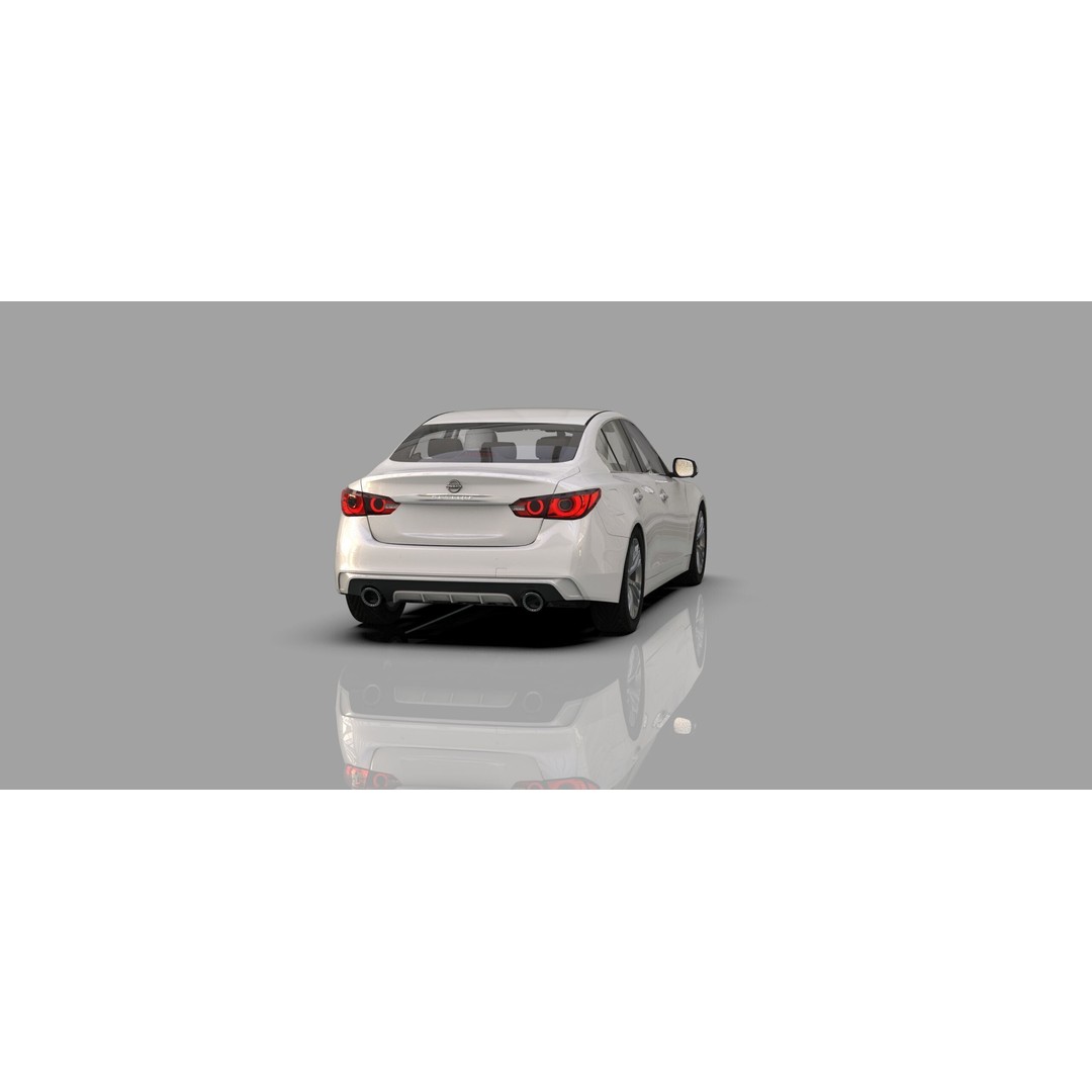 Nissan Skyline RV37 2020 3D Model – High Poly Interior, FBX, Blender - View 6