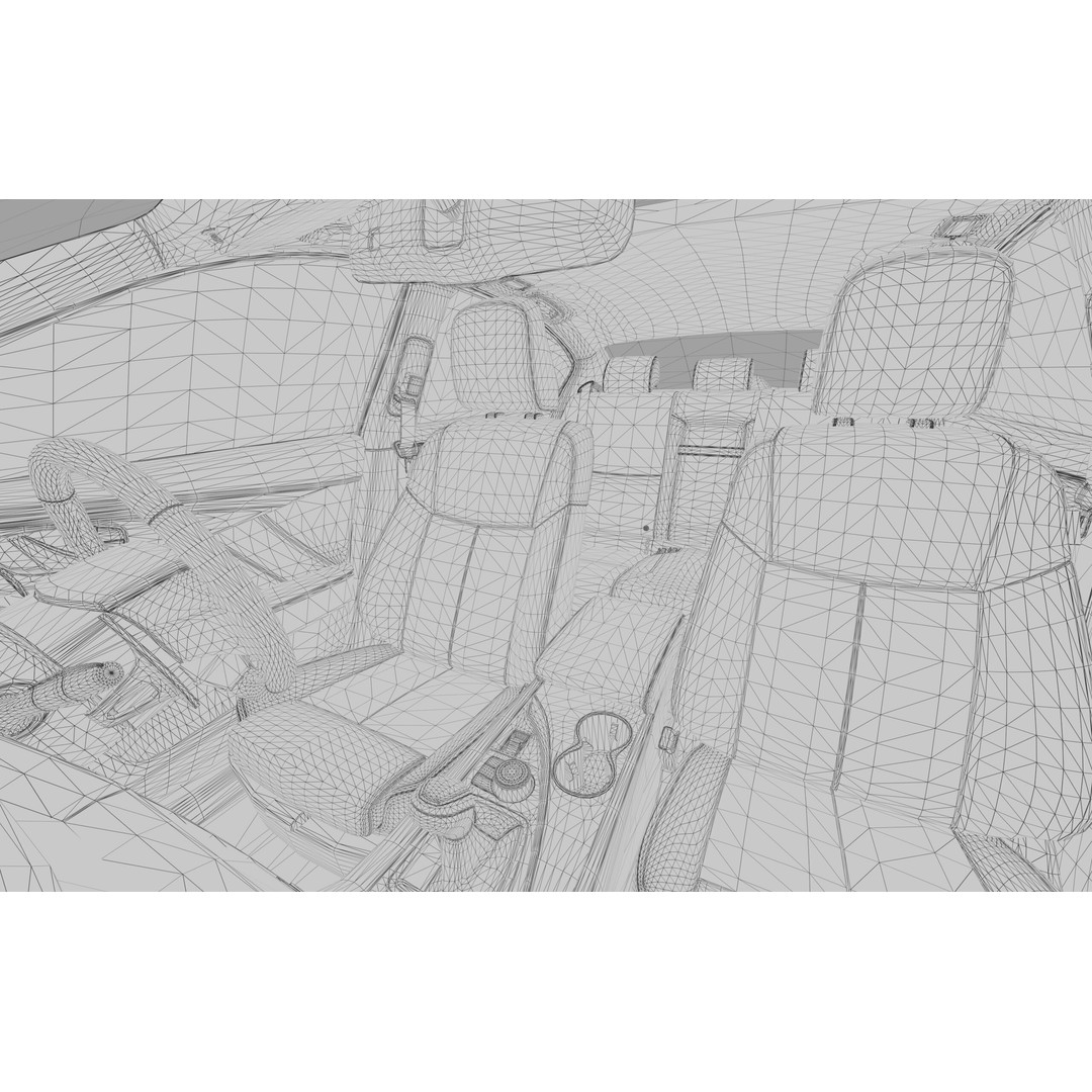 Nissan Skyline RV37 2020 3D Model – High Poly Interior, FBX, Blender - View 63