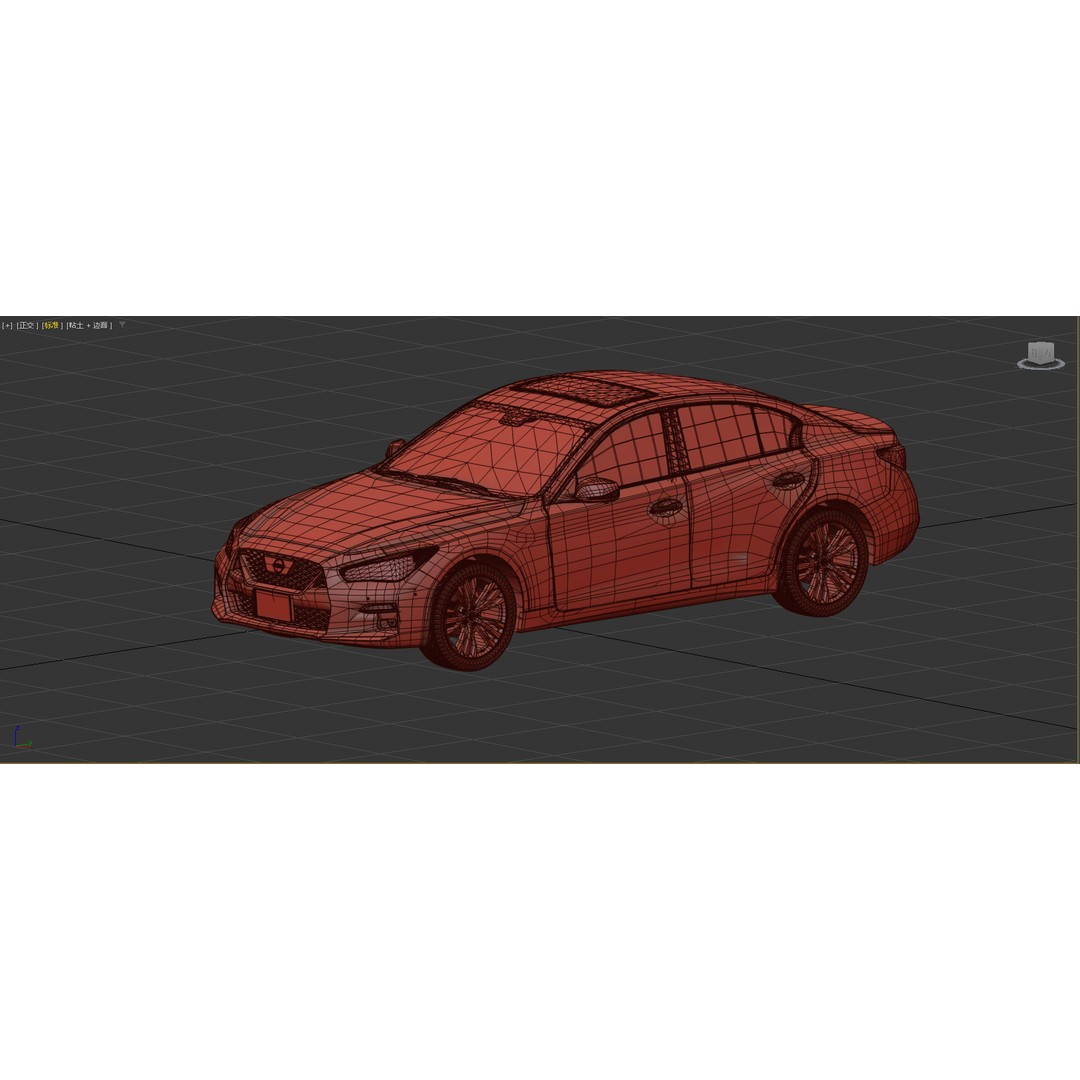 Nissan Skyline RV37 2020 3D Model – High Poly Interior, FBX, Blender - View 64
