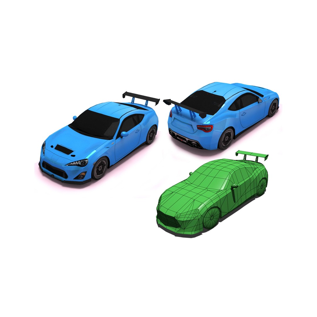 Extreme Vehicle Pack 3D Model – Low Poly Game Asset, FBX & OBJ - View 12
