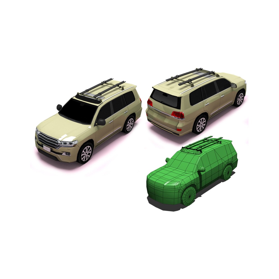 Extreme Vehicle Pack 3D Model – Low Poly Game Asset, FBX & OBJ - View 13