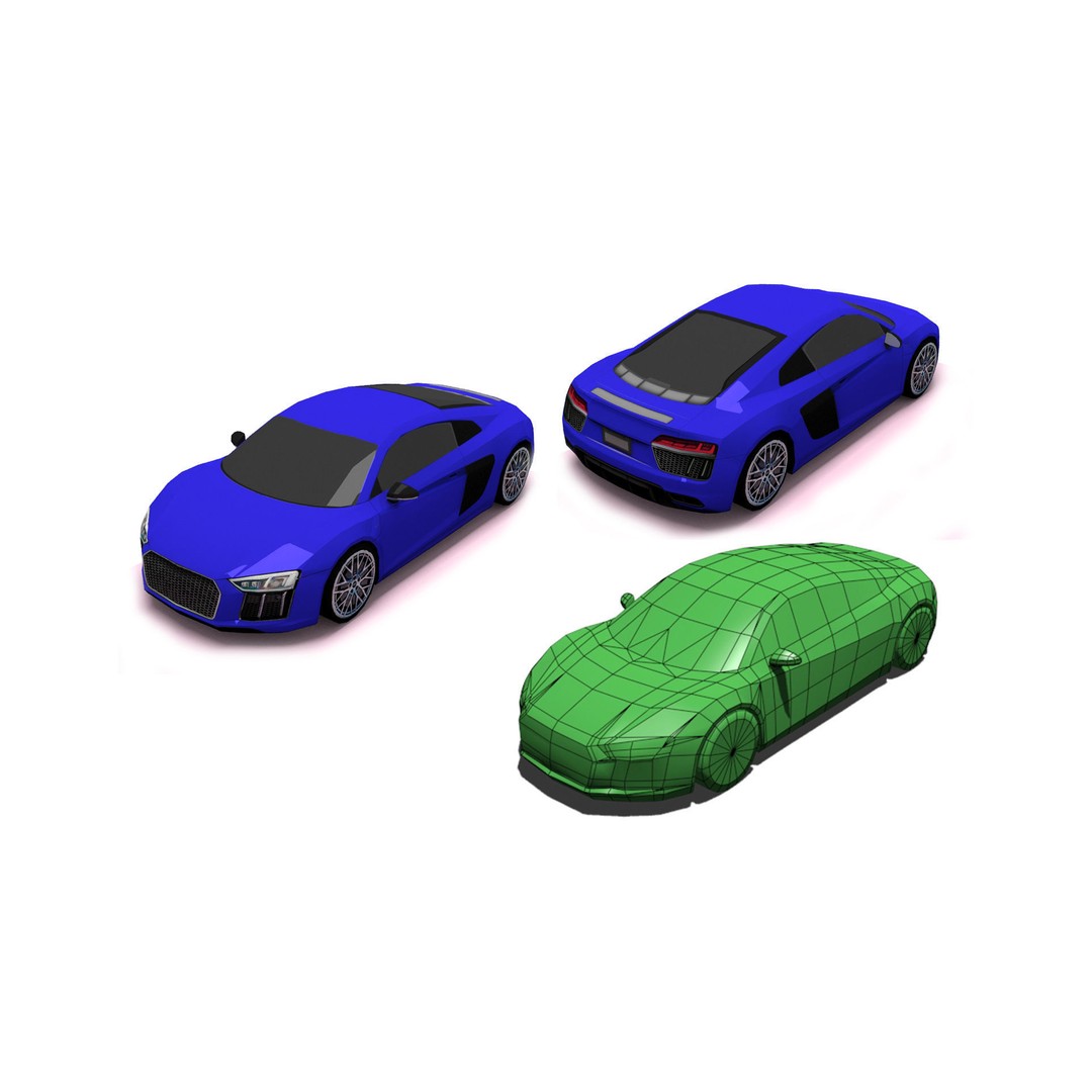 Extreme Vehicle Pack 3D Model – Low Poly Game Asset, FBX & OBJ - View 19