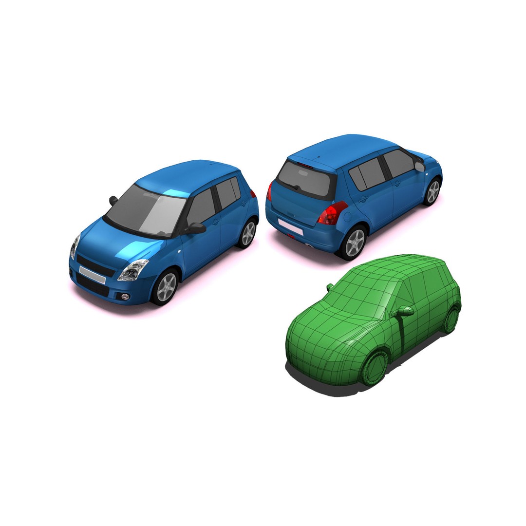 Extreme Vehicle Pack 3D Model – Low Poly Game Asset, FBX & OBJ - View 23