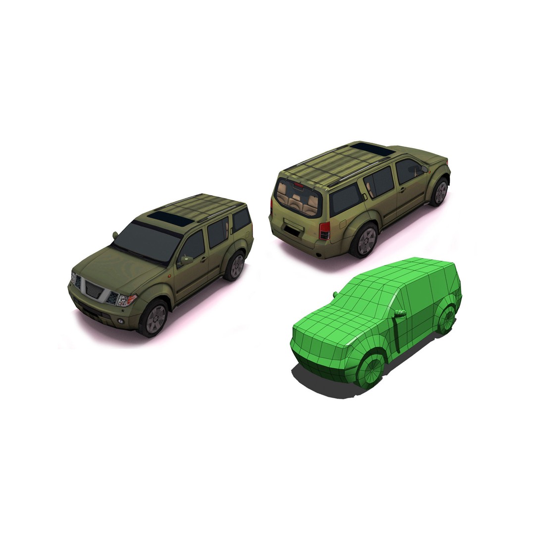 Extreme Vehicle Pack 3D Model – Low Poly Game Asset, FBX & OBJ - View 26
