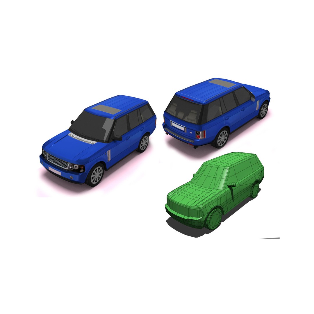 Extreme Vehicle Pack 3D Model – Low Poly Game Asset, FBX & OBJ - View 27