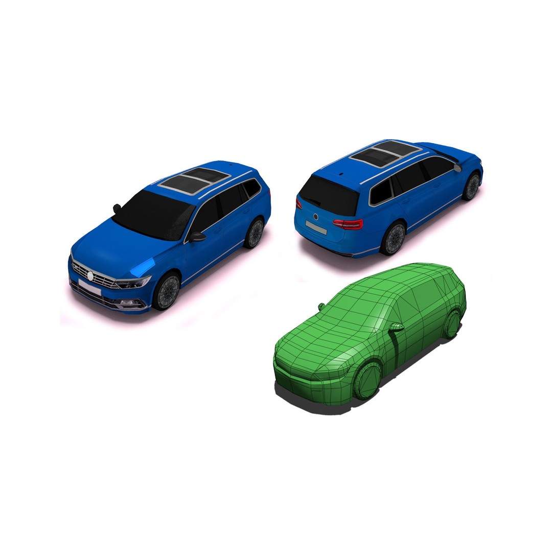Extreme Vehicle Pack 3D Model – Low Poly Game Asset, FBX & OBJ - View 29