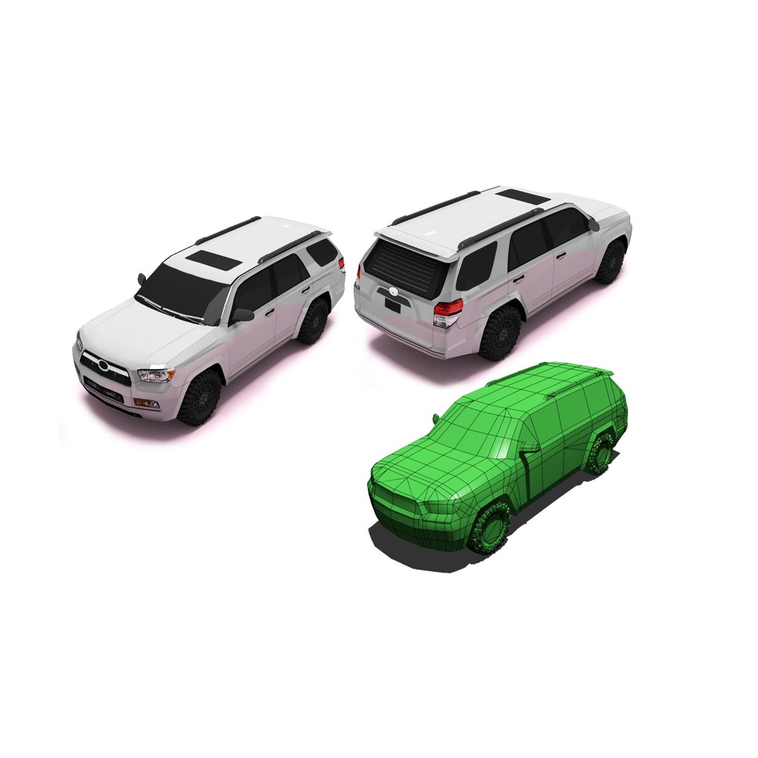 Extreme Vehicle Pack 3D Model – Low Poly Game Asset, FBX & OBJ - View 30