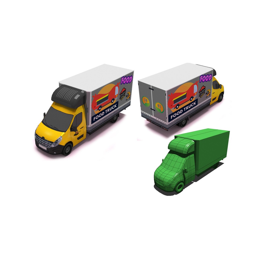 Extreme Vehicle Pack 3D Model – Low Poly Game Asset, FBX & OBJ - View 46