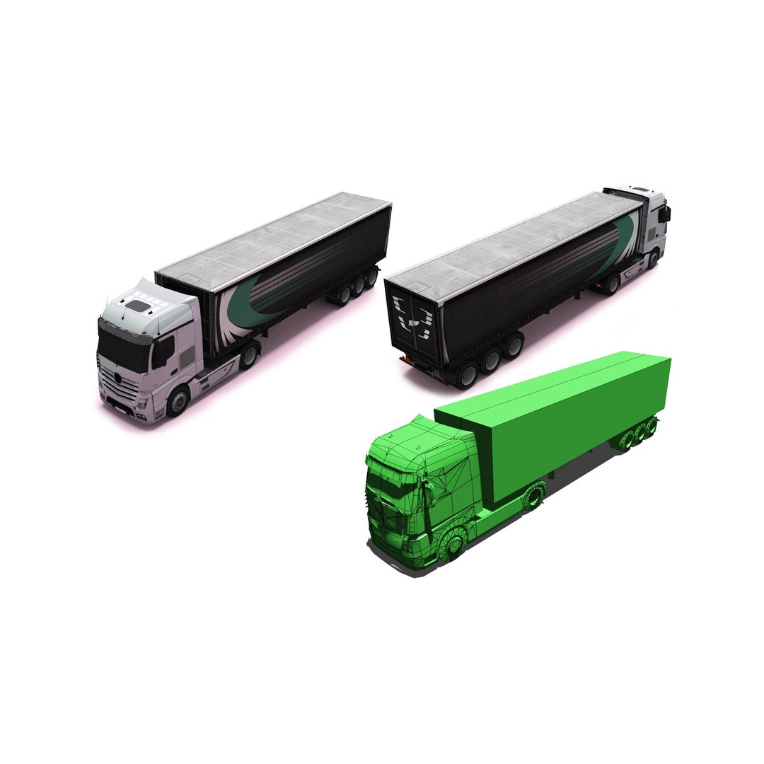 Extreme Vehicle Pack 3D Model – Low Poly Game Asset, FBX & OBJ - View 47