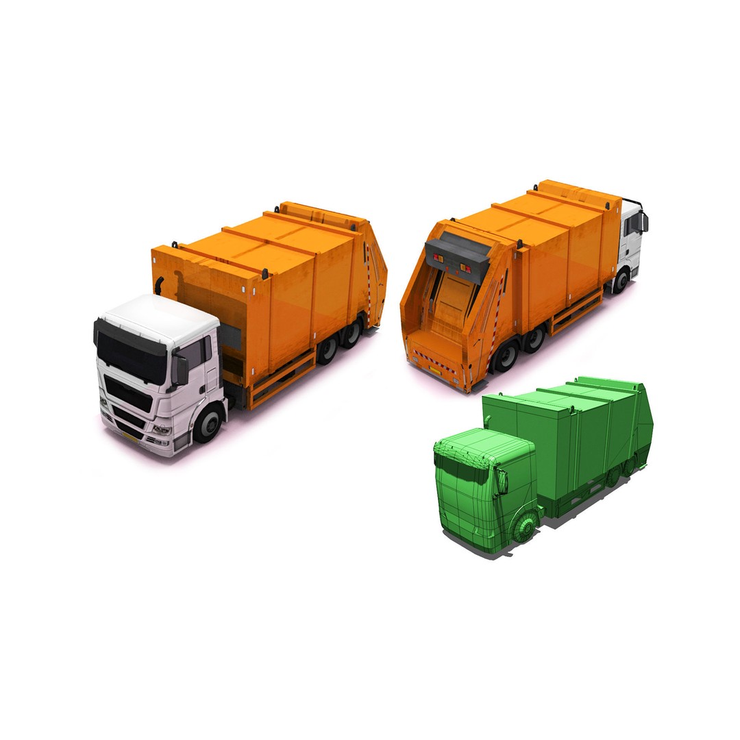 Extreme Vehicle Pack 3D Model – Low Poly Game Asset, FBX & OBJ - View 48