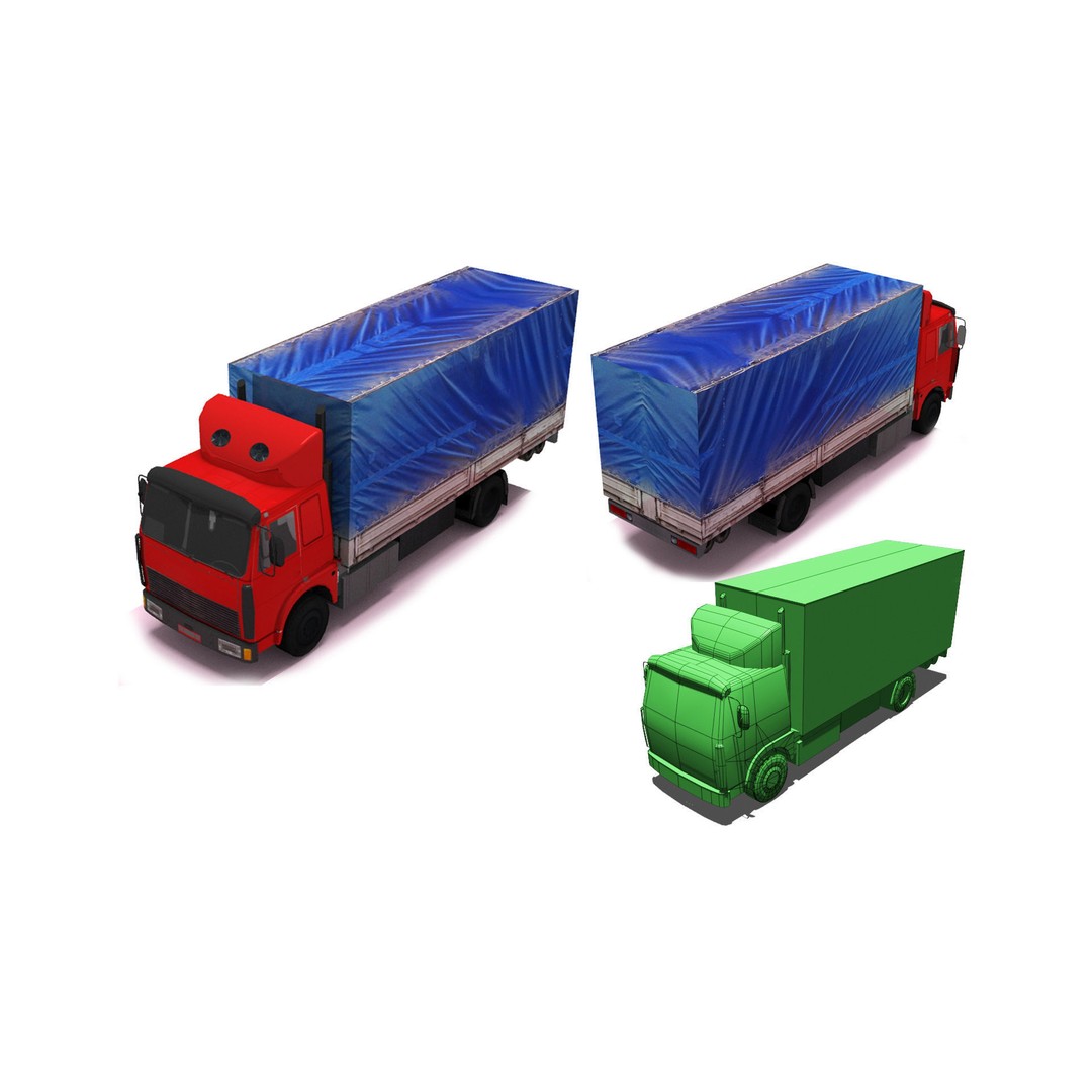 Extreme Vehicle Pack 3D Model – Low Poly Game Asset, FBX & OBJ - View 49
