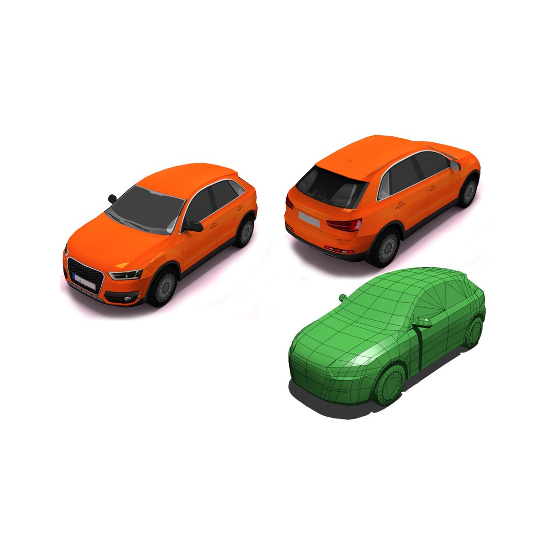 Extreme Vehicle Pack 3D Model – Low Poly Game Asset, FBX & OBJ - View 7