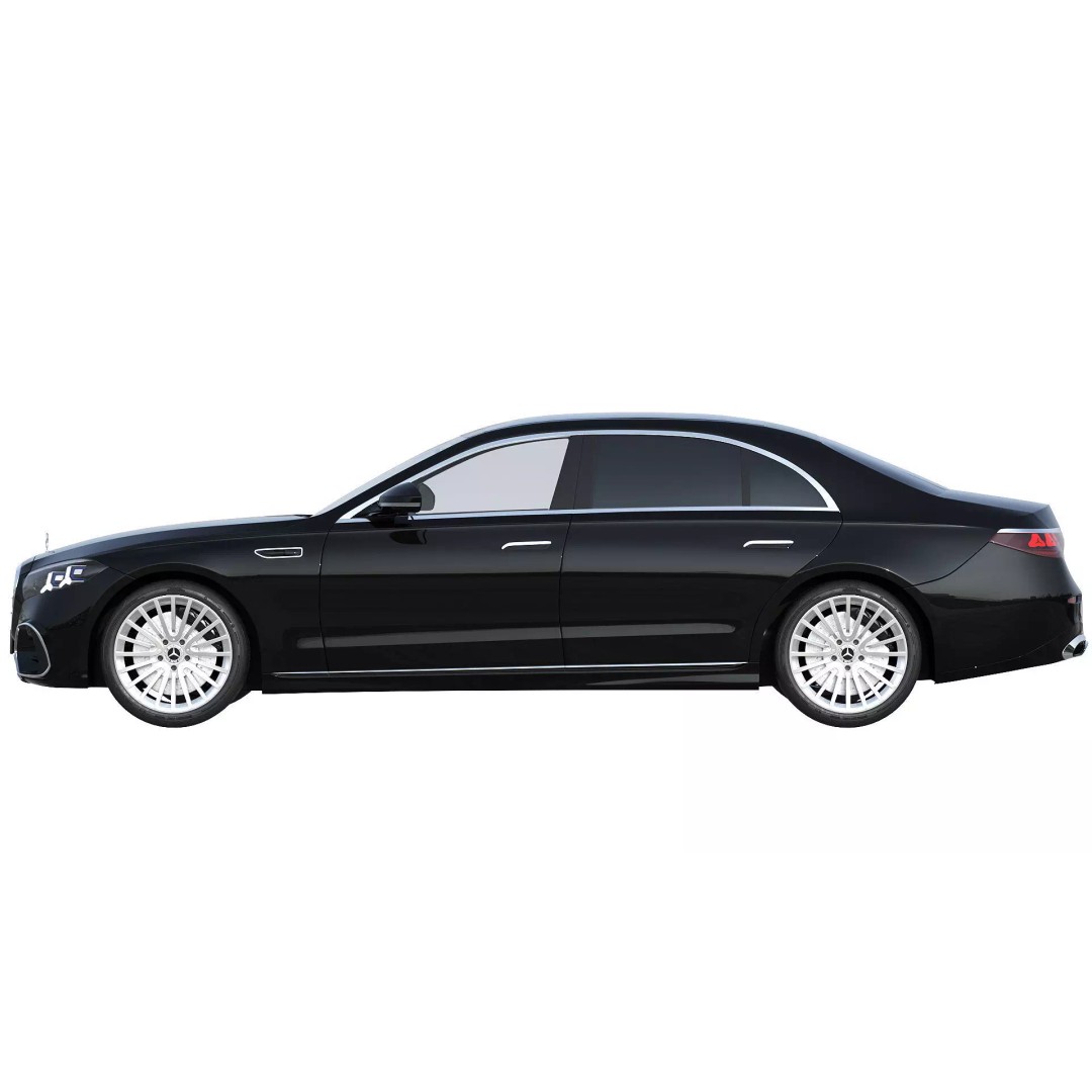 2027 Mercedes-Benz S-Class W223 3D Model – Luxury Sedan, PBR Textures, FBX - View 5