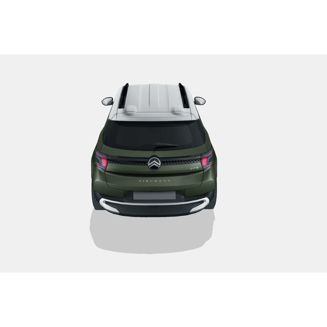 Citroen C3 Aircross 3D Model – Low Poly SUV, FBX, Game Ready - View 10